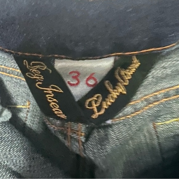 VINTAGE button fly Lucky Brand jeans. Straight leg. 36x30 - Picture 3 of 4